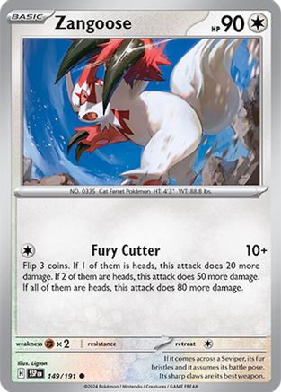 Zangoose - 149/191 [SV08: Surging Sparks]