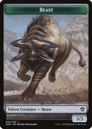 Beast Token - Dominaria United Tokens