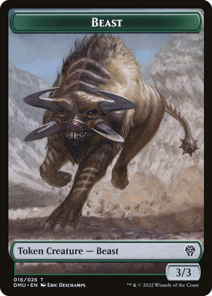 Beast Token - Dominaria United Tokens