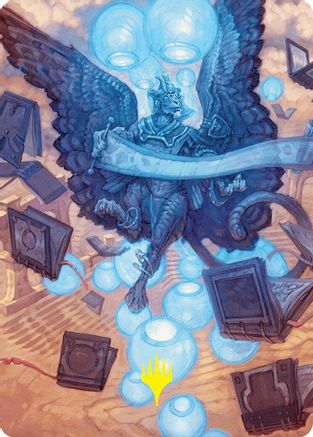 Sphinx of Forgotten Lore Art Card (33/54) (Gold-Stamped Signature) - [Art Series: Foundations]