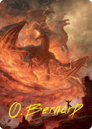 Rite of the Dragoncaller Art Card (38/54) (Gold-Stamped Signature) [Foundations Art Series]