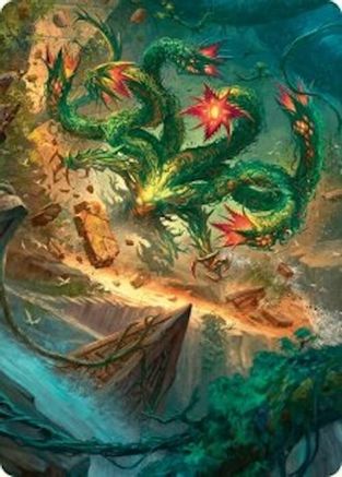 Mossborn Hydra Art Card (42/54) - [Art Series: Foundations]