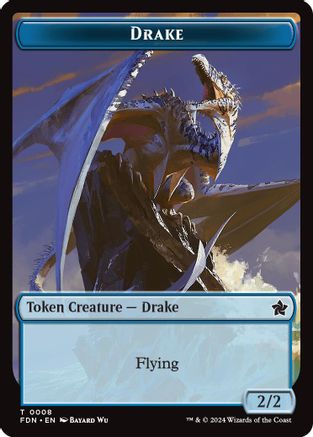 Drake // Goblin Doubled-Sided Token [Foundations]