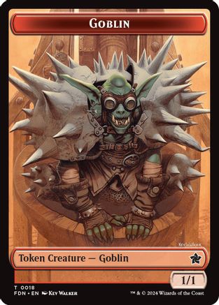 Goblin // Insect Doubled-Sided Token - [Foundations]