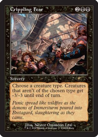 Crippling Fear (Retro Frame) [WPN & Gateway Promos]