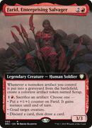 Farid, Enterprising Salvager (Extended Art): (Extended Art) [The Brothers' War Commander]
