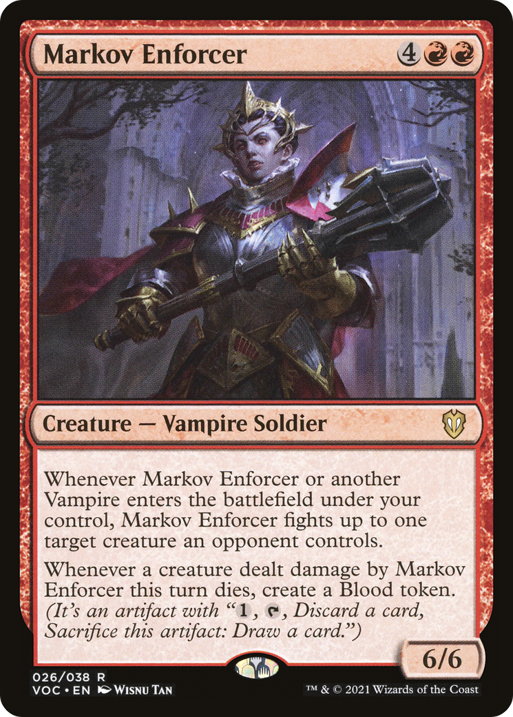 Markov Enforcer - [Crimson Vow Commander]