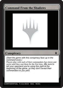 Command From the Shadows [Un-Known Event Playtest Cards]