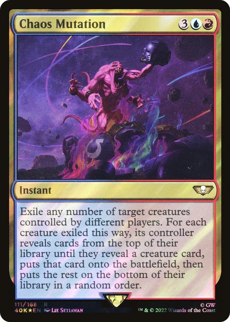Chaos Mutation (Surge Foil) - Warhammer 40,000 Commander Foil