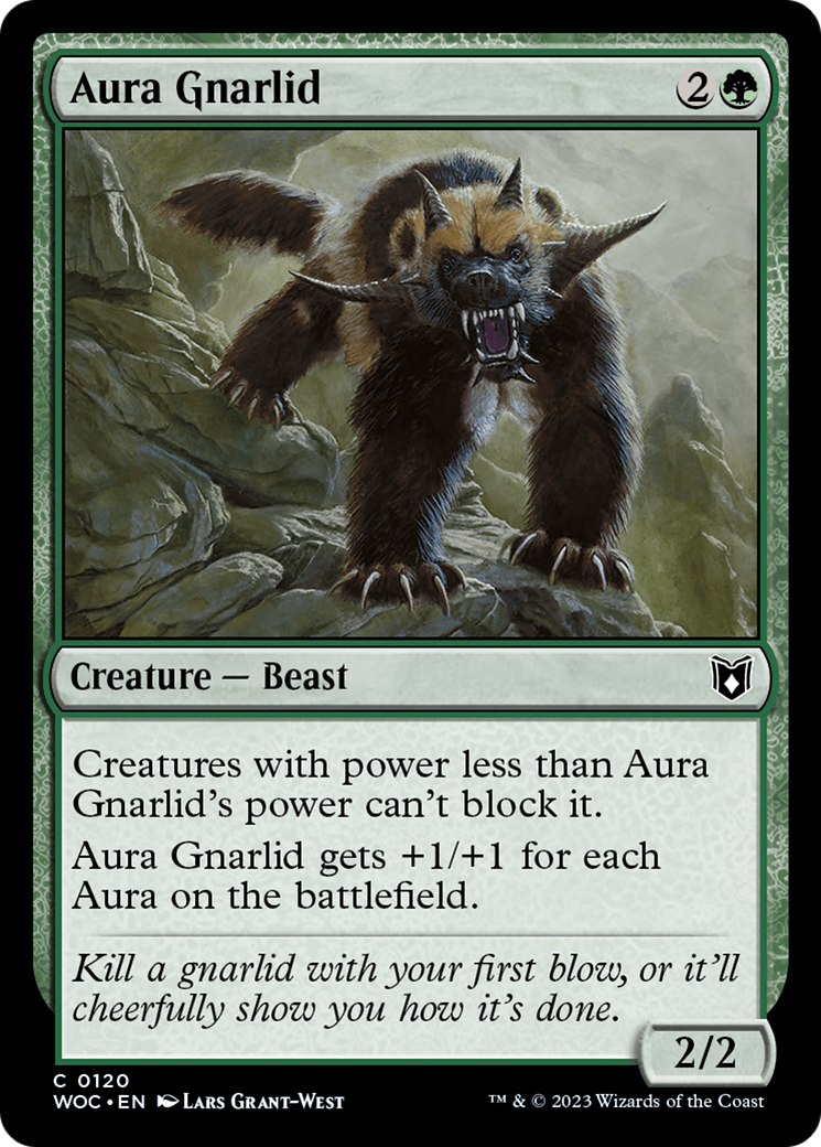 Aura Gnarlid - Wilds of Eldraine Commander