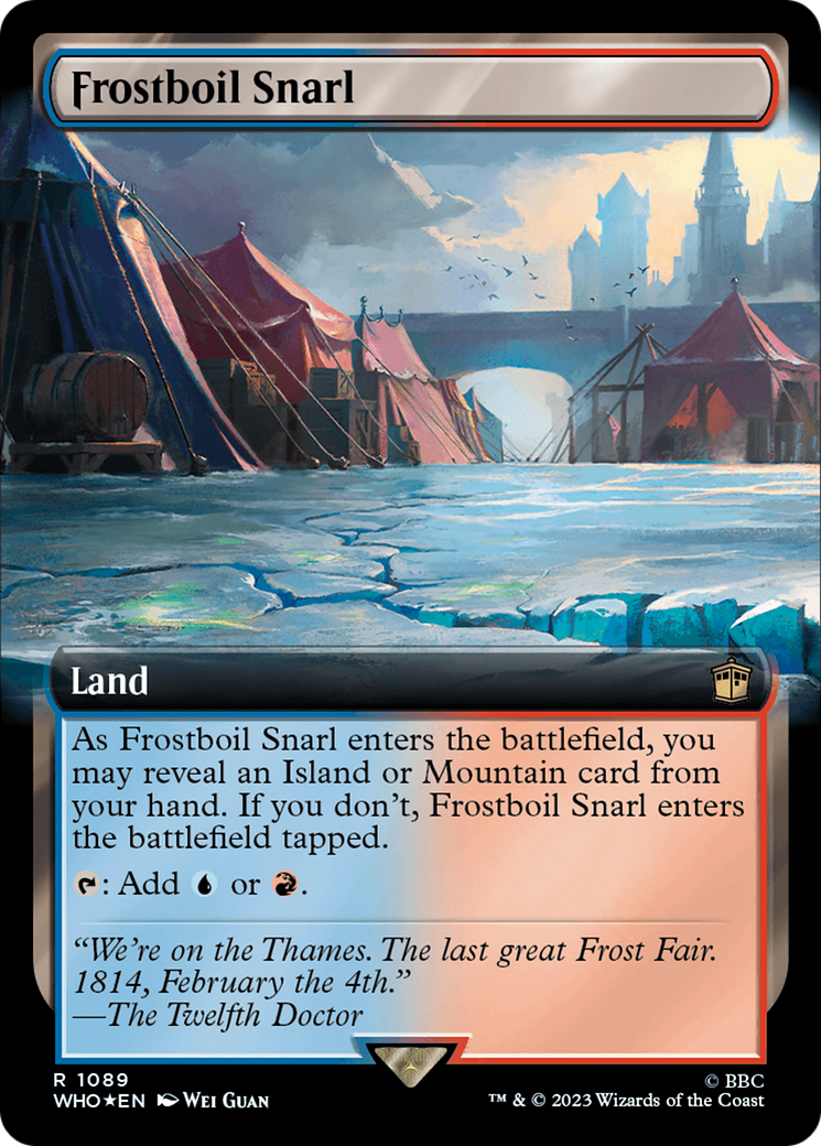 Frostboil Snarl (Extended Art) (Surge Foil): (Extended Art) [Doctor Who] Foil