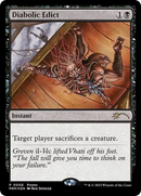 Diabolic Edict (Graphic Novel Insert) - Media and Collaboration Promos Foil