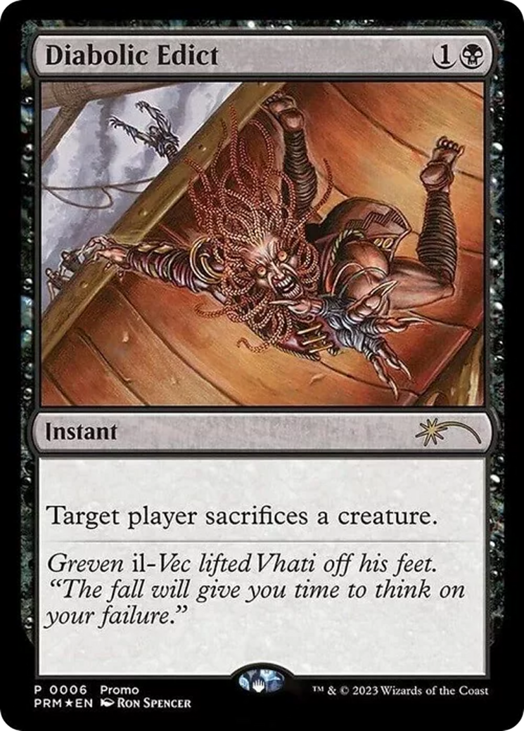 Diabolic Edict (Graphic Novel Insert) - Media and Collaboration Promos Foil