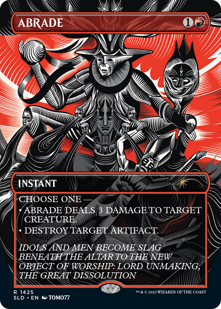Abrade - Secret Lair Drop (Borderless)