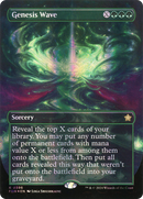 Genesis Wave (Borderless) (Mana Foil) [Foundations] Foil