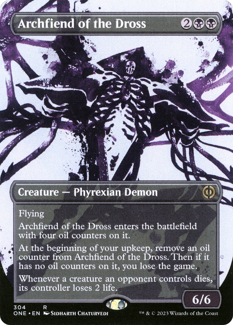 Archfiend of the Dross (Showcase) - Phyrexia: All Will Be One: (Showcase) (Borderless)