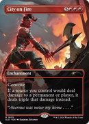 City on Fire (Borderless) [Secret Lair Drop]