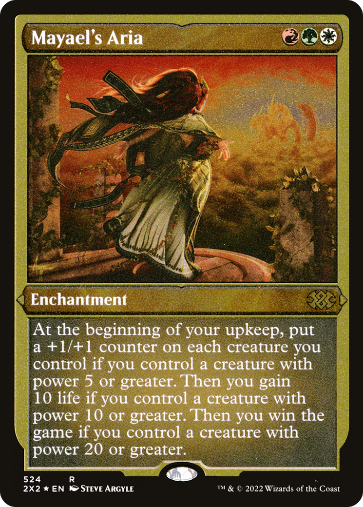 Mayael's Aria (Foil Etched) - [Double Masters 2022] Foil