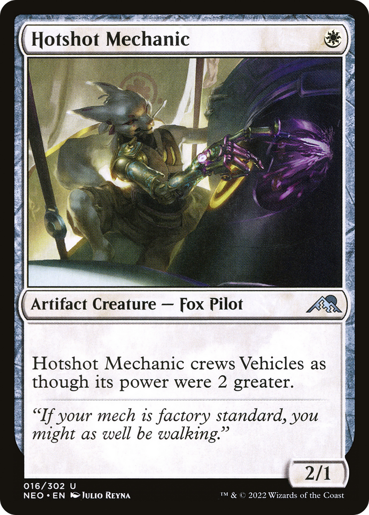 Hotshot Mechanic [Kamigawa: Neon Dynasty]
