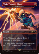 Vivi's Thunder Magic - Lightning Bolt [Secret Lair Drop] / Vivi's Thunder Magic (Borderless)