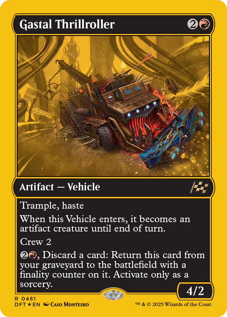 Gastal Thrillroller (First-Place Foil) [Aetherdrift] Foil