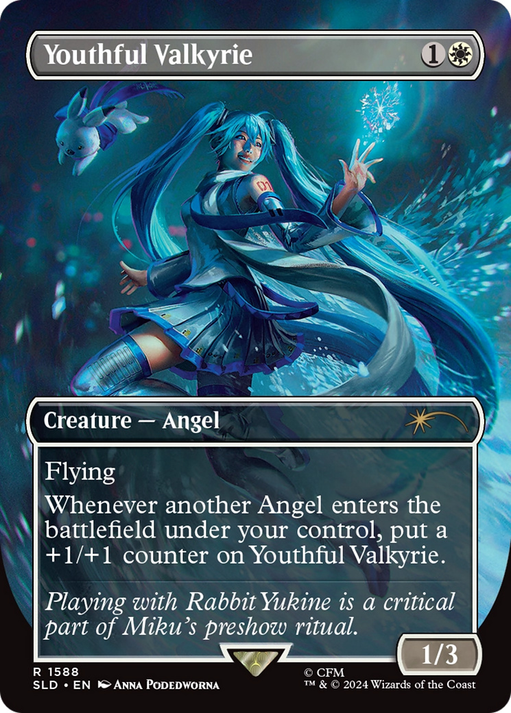 Youthful Valkyrie [Secret Lair Drop] (Borderless)