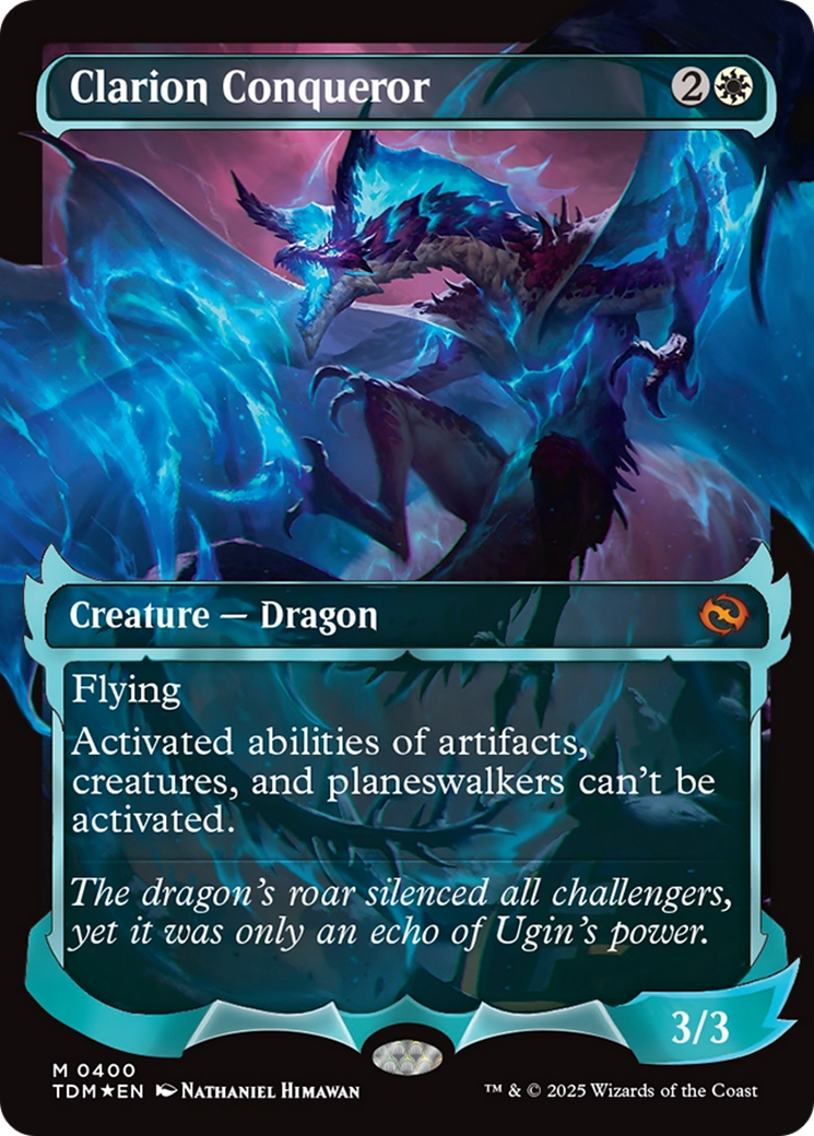 Clarion Conqueror (Showcase) - Tarkir: Dragonstorm: (Showcase) Foil