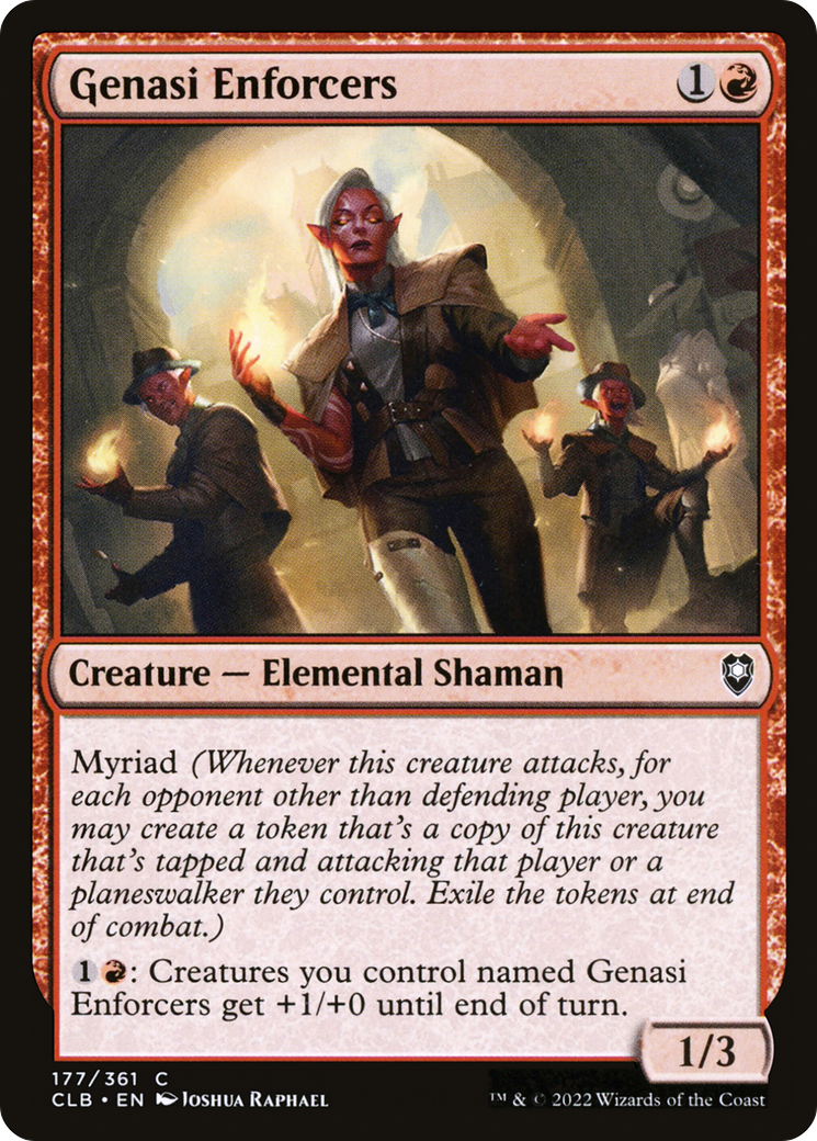 Genasi Enforcers - [Commander Legends: Battle for Baldur's Gate]