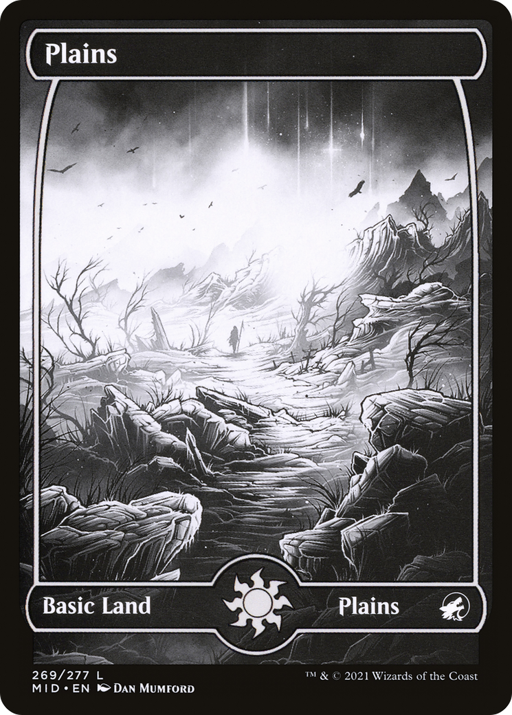 Plains - [Innistrad: Midnight Hunt]: (Full Art, Showcase)
