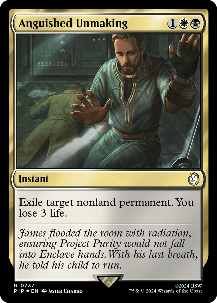 Anguished Unmaking (Surge Foil) - Fallout Foil