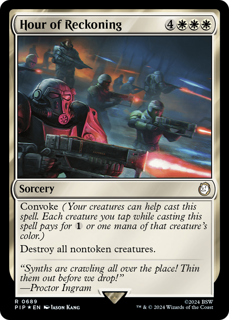 Hour of Reckoning (Surge Foil) [Fallout] Foil