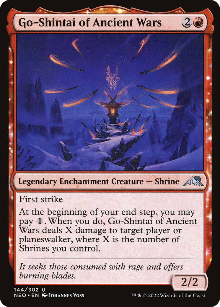 Go-Shintai of Ancient Wars: (enchantment) [Kamigawa: Neon Dynasty]