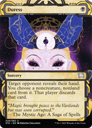 Duress (STA-029) - Strixhaven Mystical Archive: (Showcase) (Borderless) Etched Foil