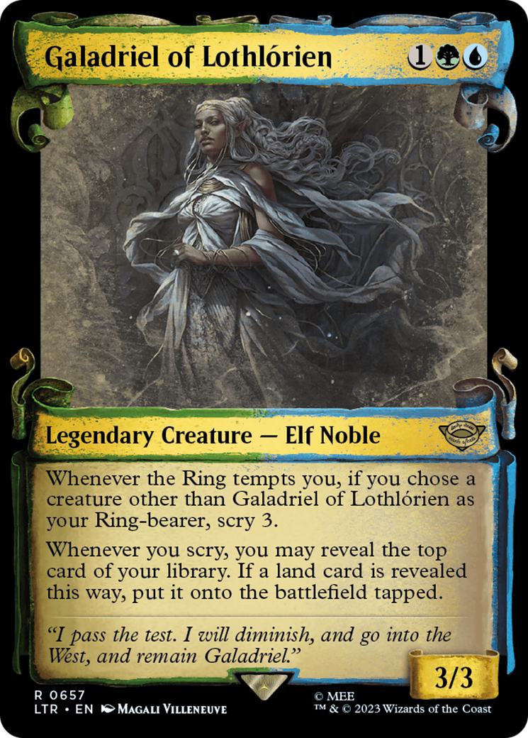 Galadriel of Lothlorien (Showcase Scrolls): (Showcase) [The Lord of the Rings: Tales of Middle-earth]