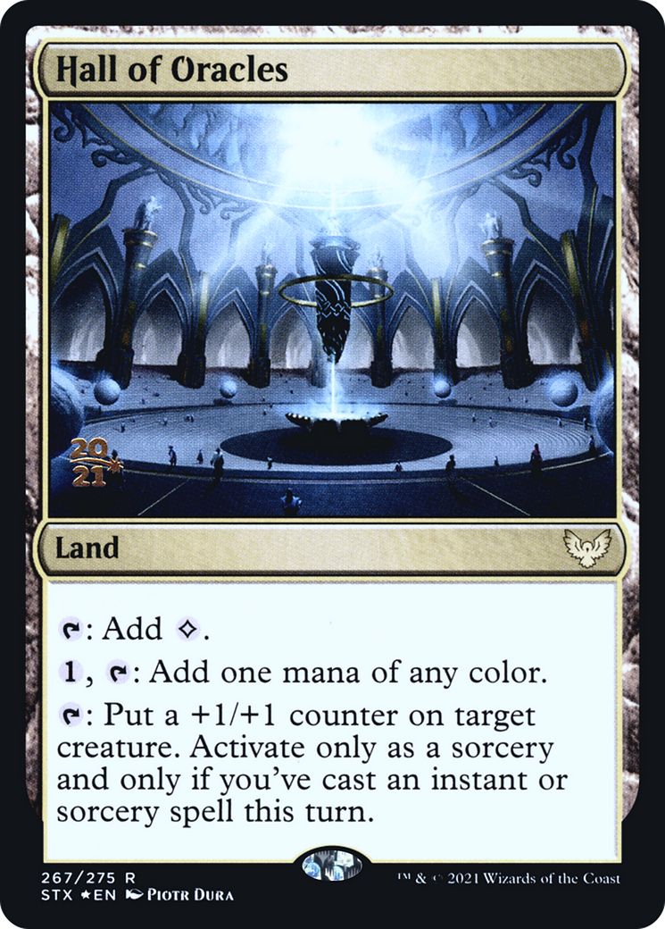 Hall of Oracles [Strixhaven: School of Mages Promos] Foil