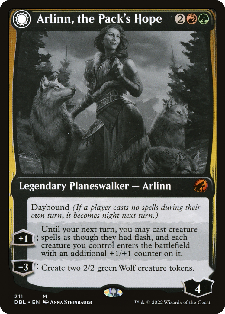 Arlinn, the Pack's Hope - Innistrad: Double Feature: (Double Faced Transform)