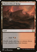 Shadowblood Ridge [Streets of New Capenna Commander]