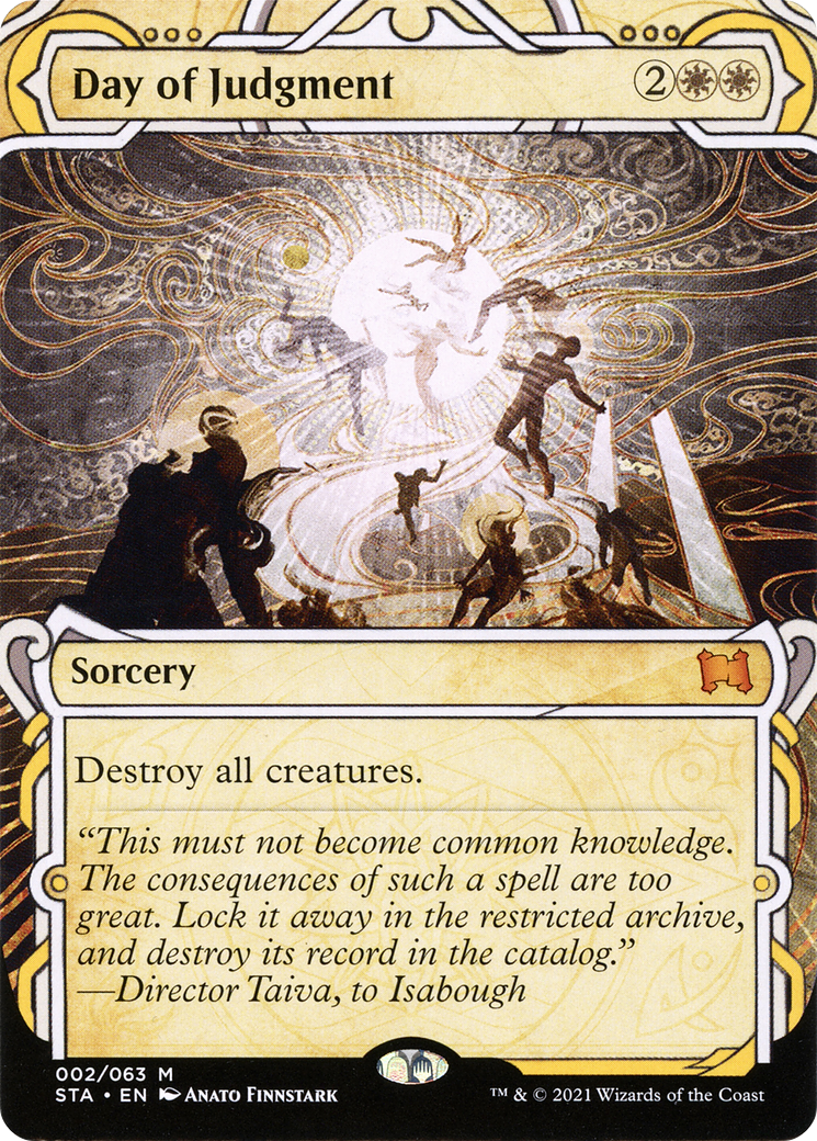 Day of Judgment: (Showcase) (Borderless) [Strixhaven Mystical Archive] Foil