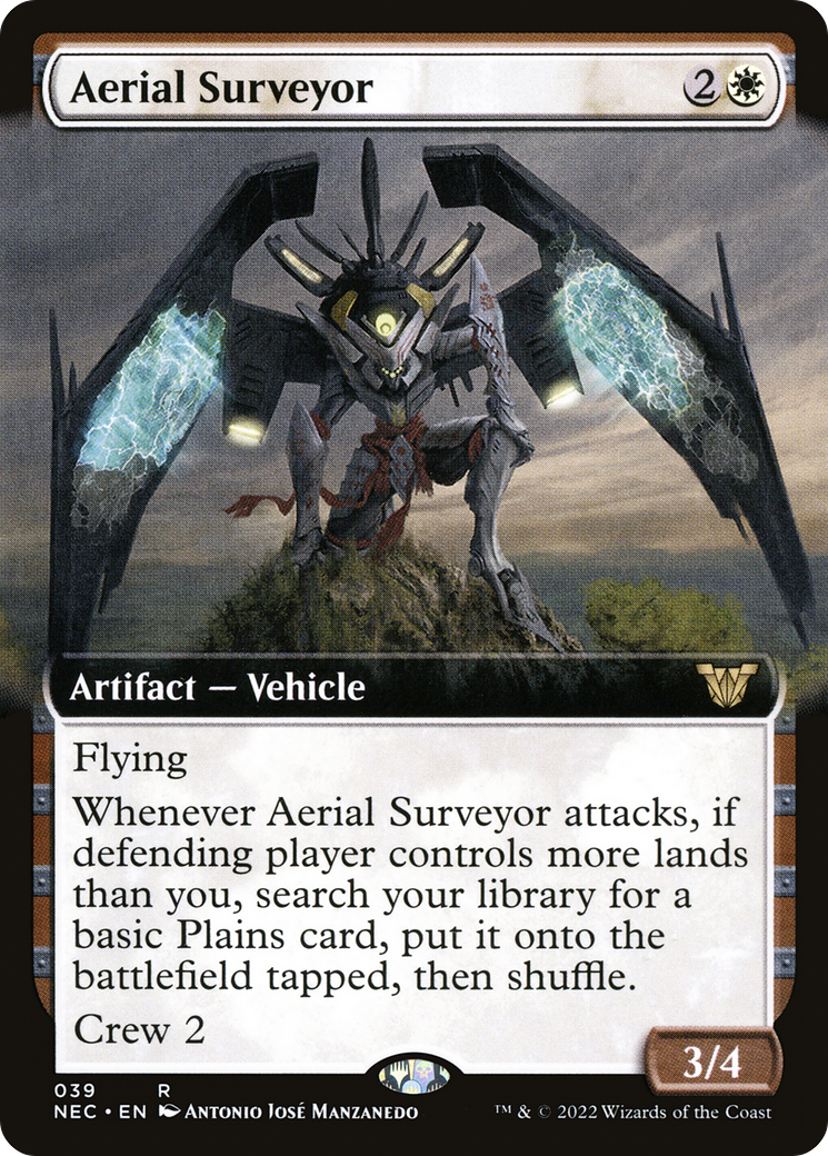 Aerial Surveyor (Extended Art) - Neon Dynasty Commander: (Extended Art)