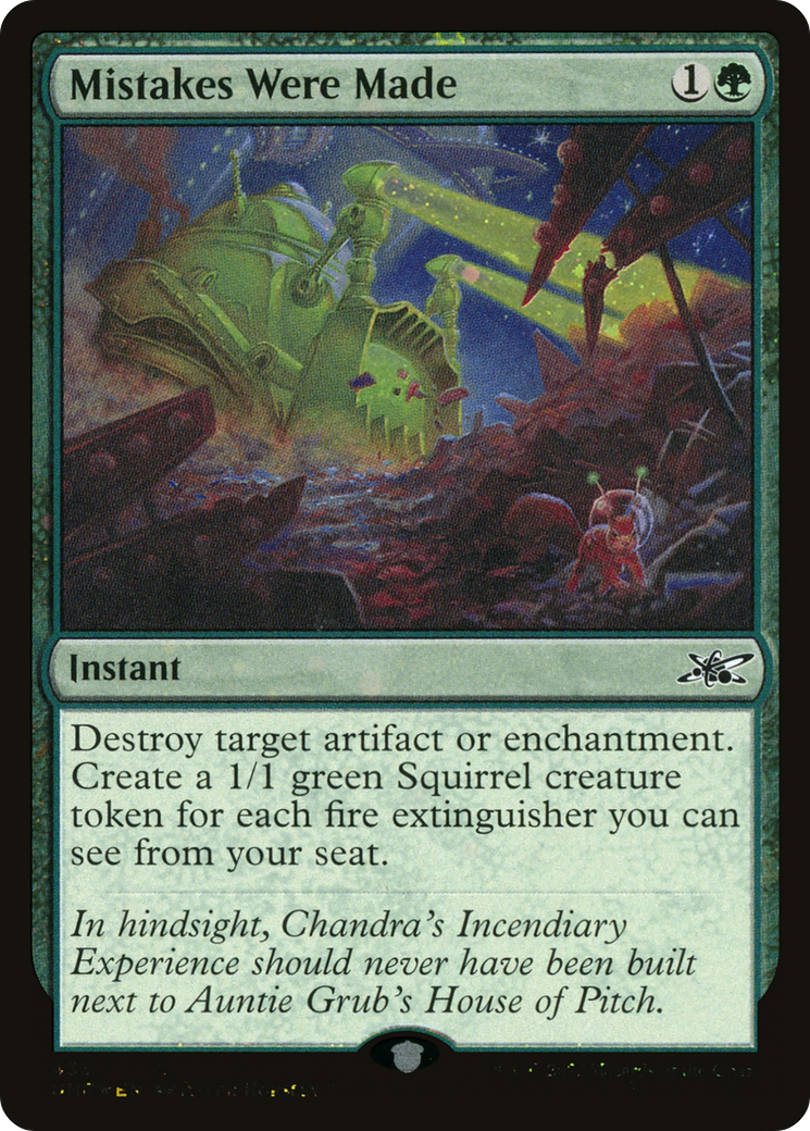 Mistakes Were Made (Galaxy Foil) - [Unfinity] Foil