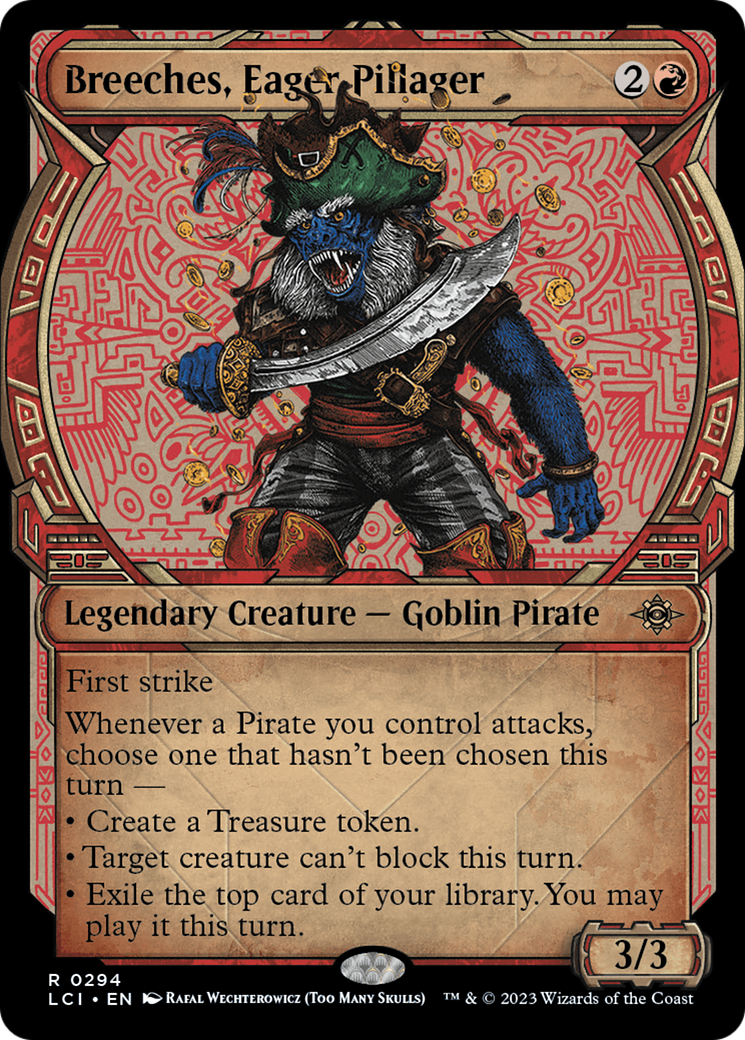 Breeches, Eager Pillager (Showcase) - The Lost Caverns of Ixalan: (Showcase)