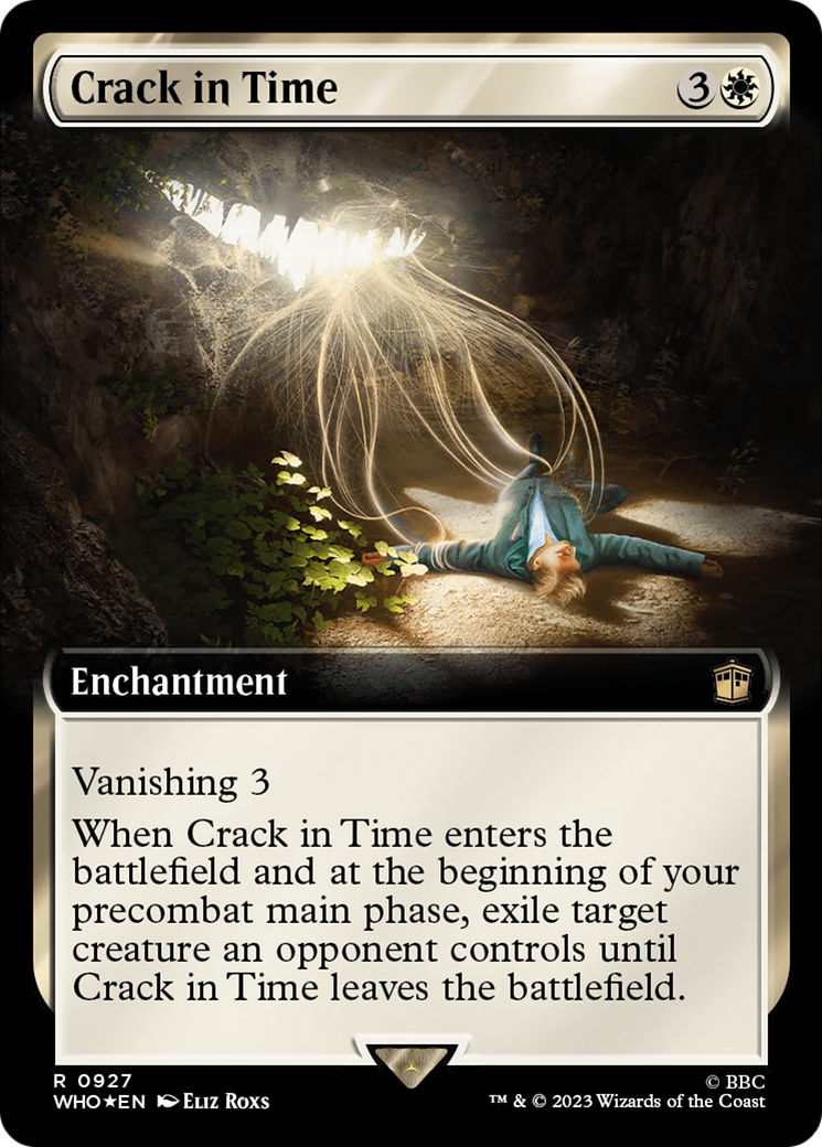 Crack in Time (Extended Art) (Surge Foil) - Doctor Who: (Extended Art) Foil