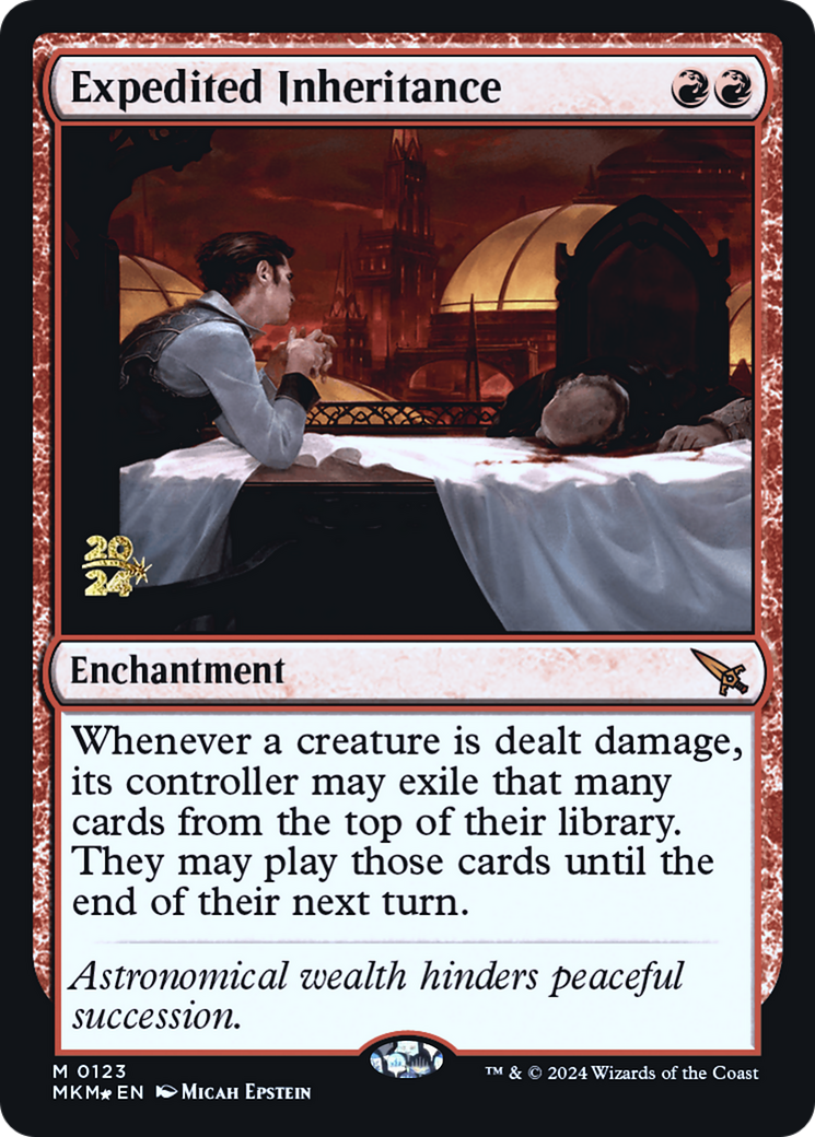 Expedited Inheritance [Murders at Karlov Manor Promos] Foil