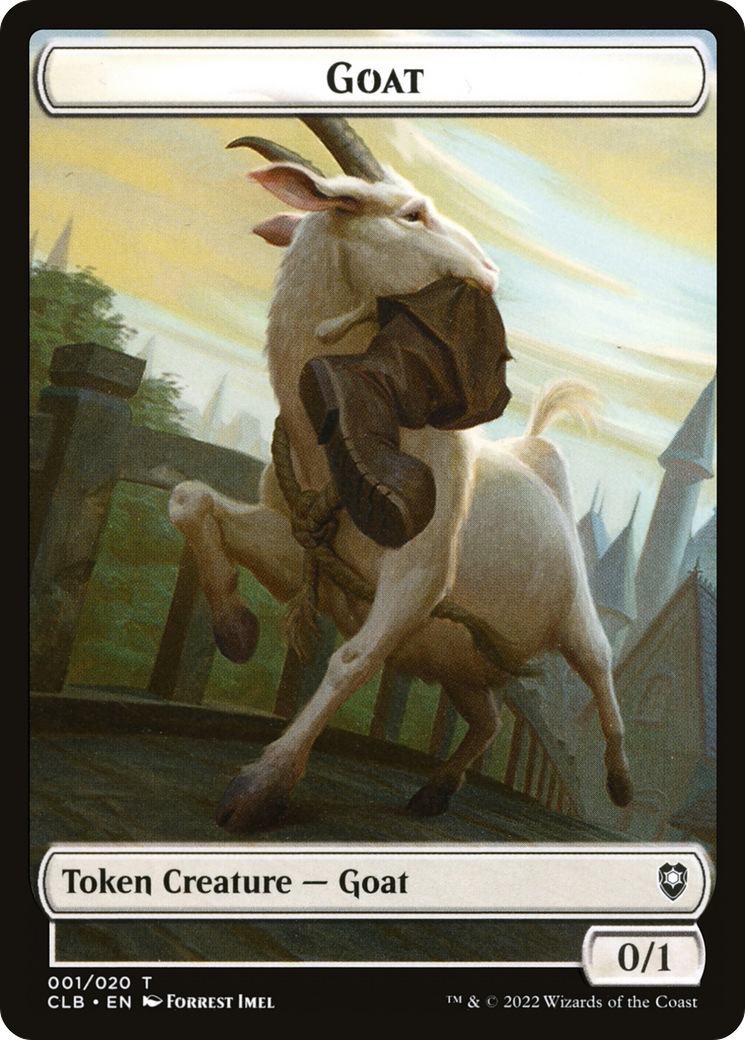Goat Token [Battle for Baldur's Gate Tokens]