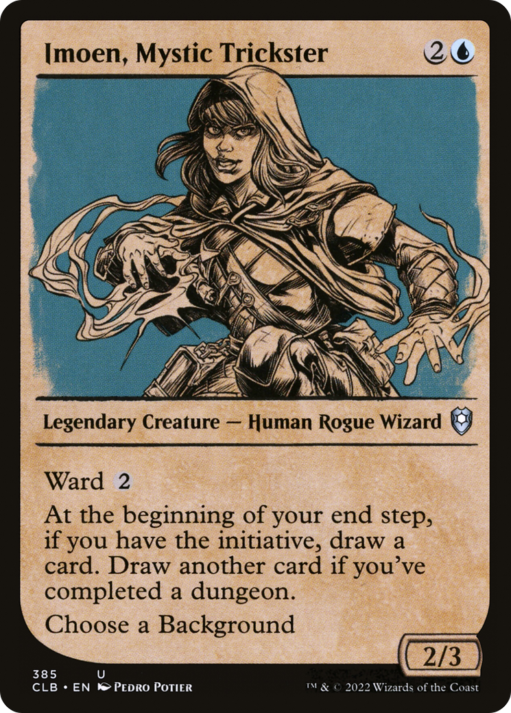 Imoen, Mystic Trickster (Showcase): (Showcase) [Commander Legends: Battle for Baldur's Gate]
