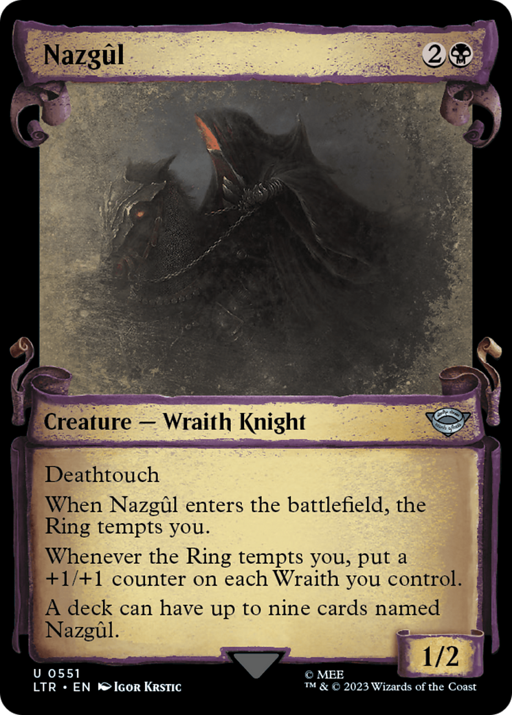 Nazgul (0551) (Showcase Scrolls) - [The Lord of the Rings: Tales of Middle-earth]: (Showcase)