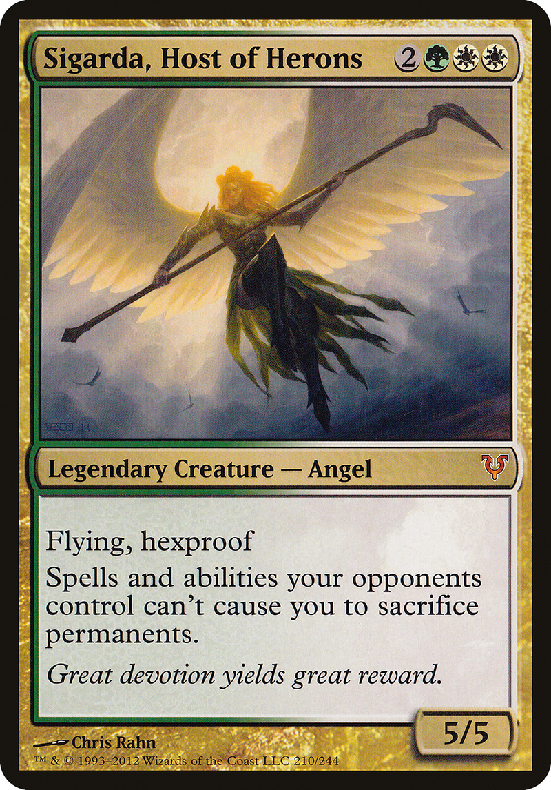 Sigarda, Host of Herons (Avacyn Restored) - [Open the Helvault]