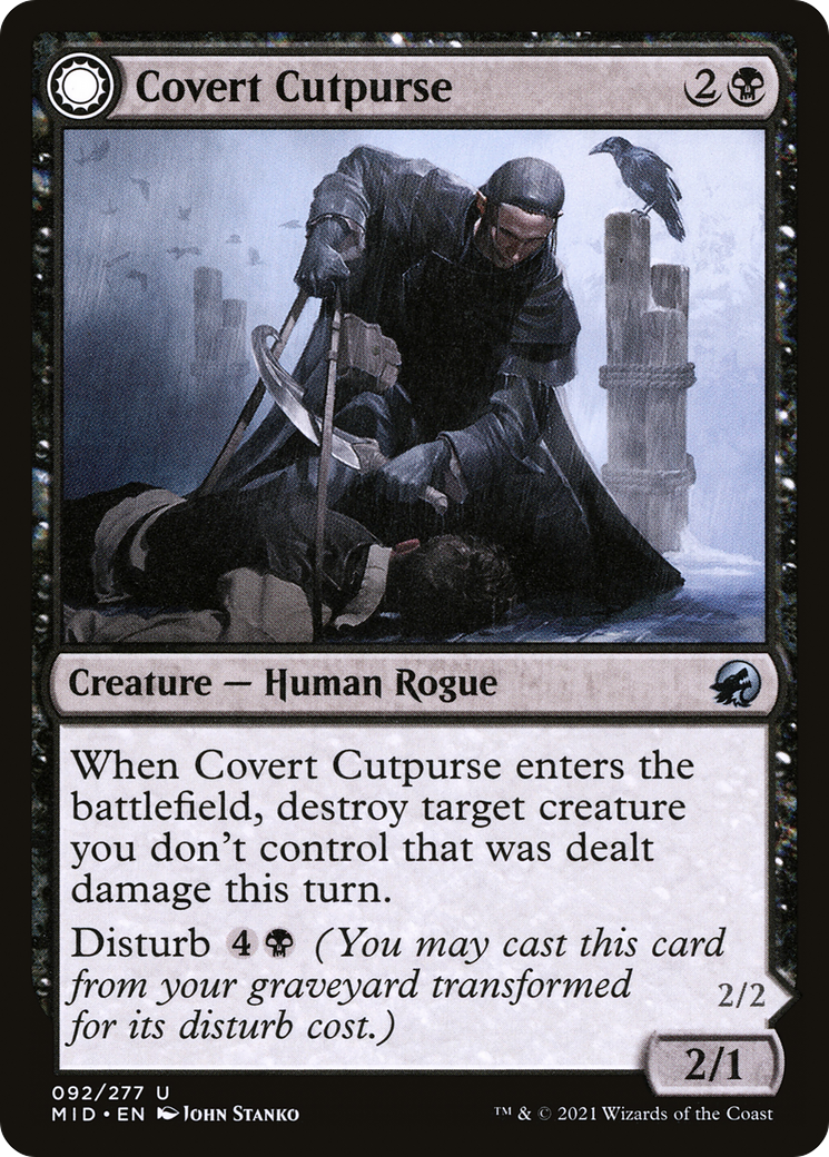 Covert Cutpurse: (Double Faced Transform) [Innistrad: Midnight Hunt]