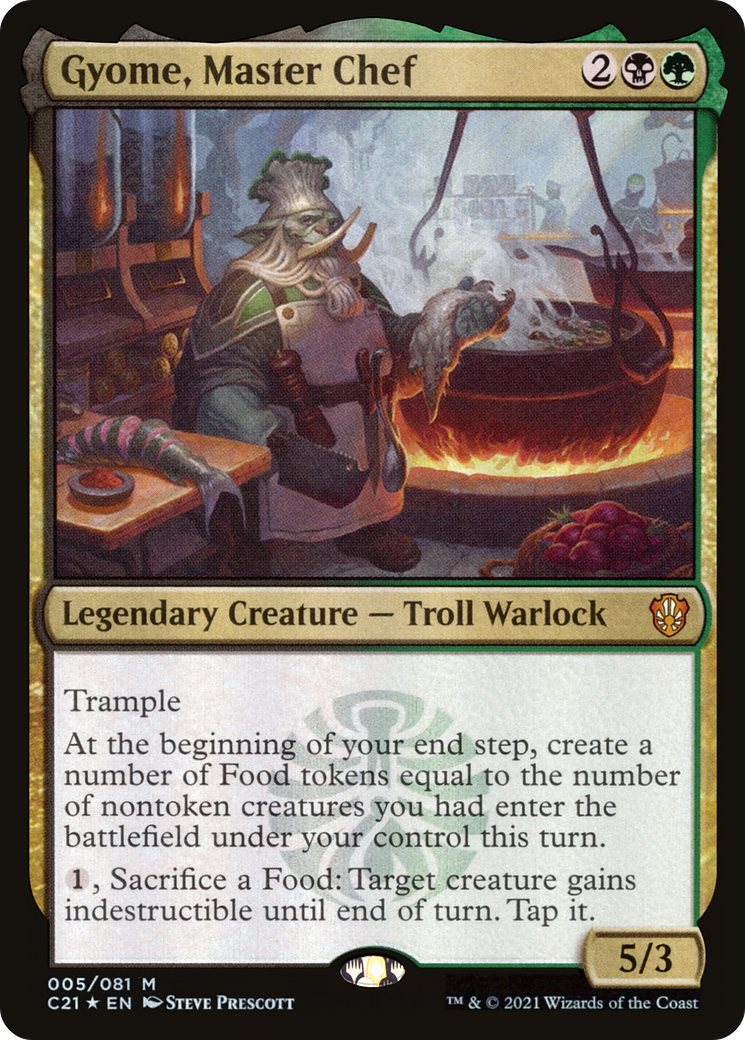Gyome, Master Chef [Commander 2021] Foil