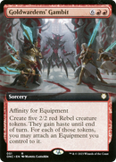Goldwardens' Gambit (Extended Art): (Extended Art) [Phyrexia: All Will Be One Commander]